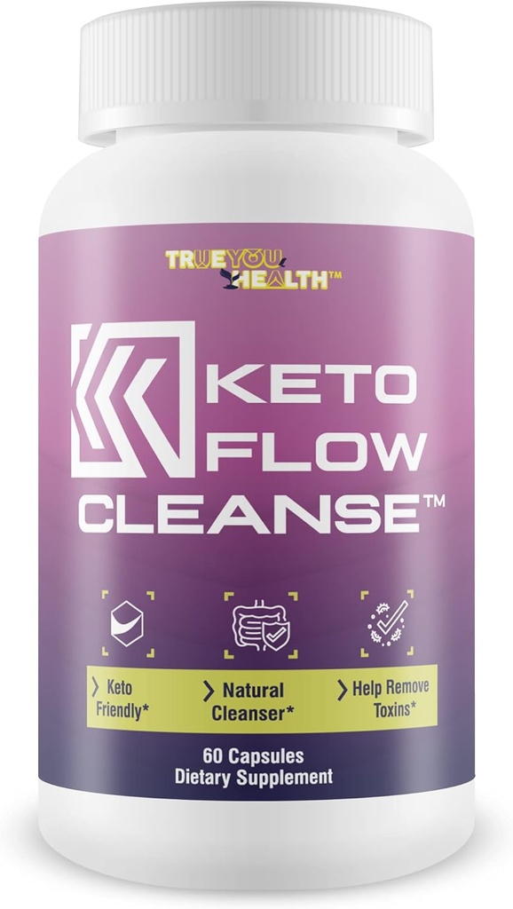 Keto Flow Cleanse - Asistencia para la limpieza natural - Residuos " Eliminación toxina - Acai Cleanser Keto Pills with Probiotics - Keto Detox Colon Cleanser to Support Energy, Ketosis, " Digestive Health