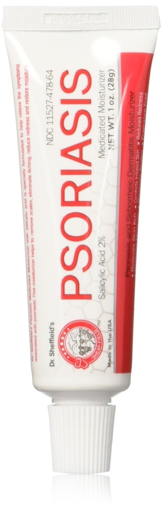 Psoriasis 2% Ácido Salicíclico, Moisturizador Medicado, 1.0 Oz