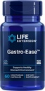 Extensión de vida Gastro-EaseTM, zinc L-carnosina, PylopassTM Lactobacillus reuteri probióticos, Suplemento de digestión, Gut Health, Stomach Comfort, Gluten-Free, Non-GMO, Vegetarian, 60 cápsulas