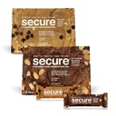 ANDREW LESSMAN Secure Complete Meal Replacement Bares - 7g Vegan Protein Bares. Inulin Fiber. Bajo Calorie, Gluten y Dairy-Free 24, Variedad Pack: Chocolate Brownie y mantequilla de maní Chip