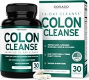 Colon Cleanse " Detox 15 Day Gut Cleanse (30 conde) Intestinal Cleanse Pills " Probiotic for Gentle Laxative " Bowel Relief for Stomach Bloating - Third Party Tested, Vegan, Non-GMO - Made in USA