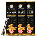 Himalayan Shilajit Honey Sticks for Men &amp; Women - 75%+ Fulvic Acid & Trace Minerals - Raw Honey, Saffron & Himalayan Shilajit Resin - Stamina, Performance & Energy Support - (Pack of 30)
