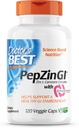 Doctor's BEST Digestive Enzymes Non-GMO 90 Veggie Caps & PepZin GI Zinc-L-Carnosine Complex 120 Veggie Caps