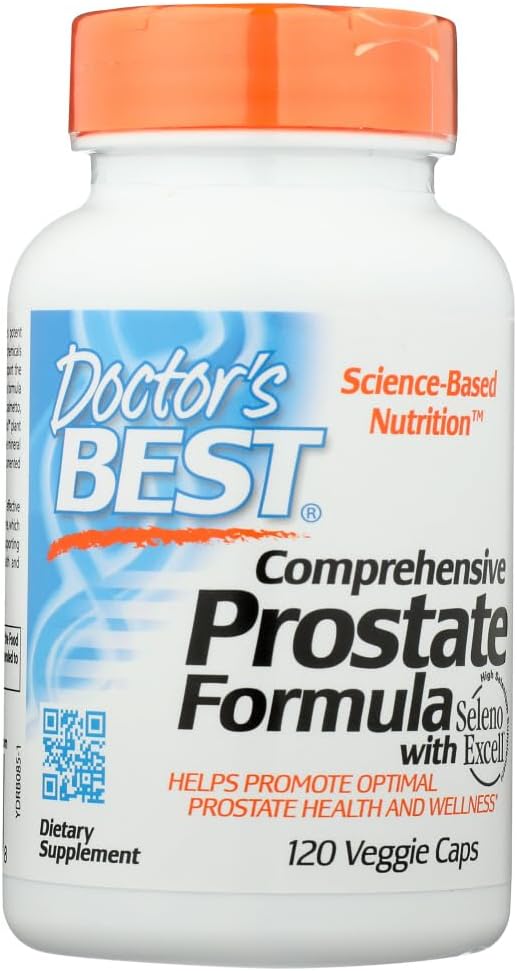 La mejor fórmula de próstata integral del doctor, Veggie Caps, 120-Count (Pack of 3)
