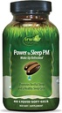 Irwin Naturals Power to Sleep PM - 60 Liquid Soft-Gels - with Melatonin, GABA, Ashwagandha, Valerian Root &amp; L-Theanine - 30 Servings