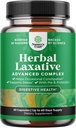 Cápsulas herbales laxantes con probióticos – Laxantes naturales para el estreñimiento con hoja de sena, pisilium, aloe Vera – Limpieza de colon para hombres y mujeres - Detox para la gestión de peso de Gut Health – 60 Ct