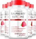 (5 Pack) Raspberry Ketone Capsules, oficial Raspberry Ketone para la pérdida de peso, All-Natural Keto Fórmula para desbloquear sus objetivos de cuerpo y fitness, RaspberryKetone 1200MG Suplemento, Comentarios (300 cápsulas)