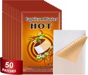Patches de Capsaicina,4.72"x7.08" Patch de Capsicum Caliente (50)