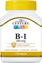 21st Century B-1 Tabletas, 100 Mg, 110 Conde