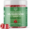 FIOR Naturalmente Sin Azúcar Gummy Total Mushroom Blend Suplemento, 60 Conde, Multi Mushroom Complex, Lions Mane, Chaga, Cordyceps, Reishi, Turquía Tail, Maitake, Shiitake, King Trumpet
