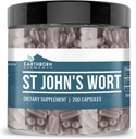 Elementos terrestres St. John’s Wort 200 Capsules, Puro ' Undiluted, No Additives