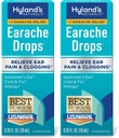 Hiland's Earache Drops, Natural Relief of Swimmer's Ear, Cold and Flu, Alergy Symptoms, Ages 4 y arriba: (2 Pack)
