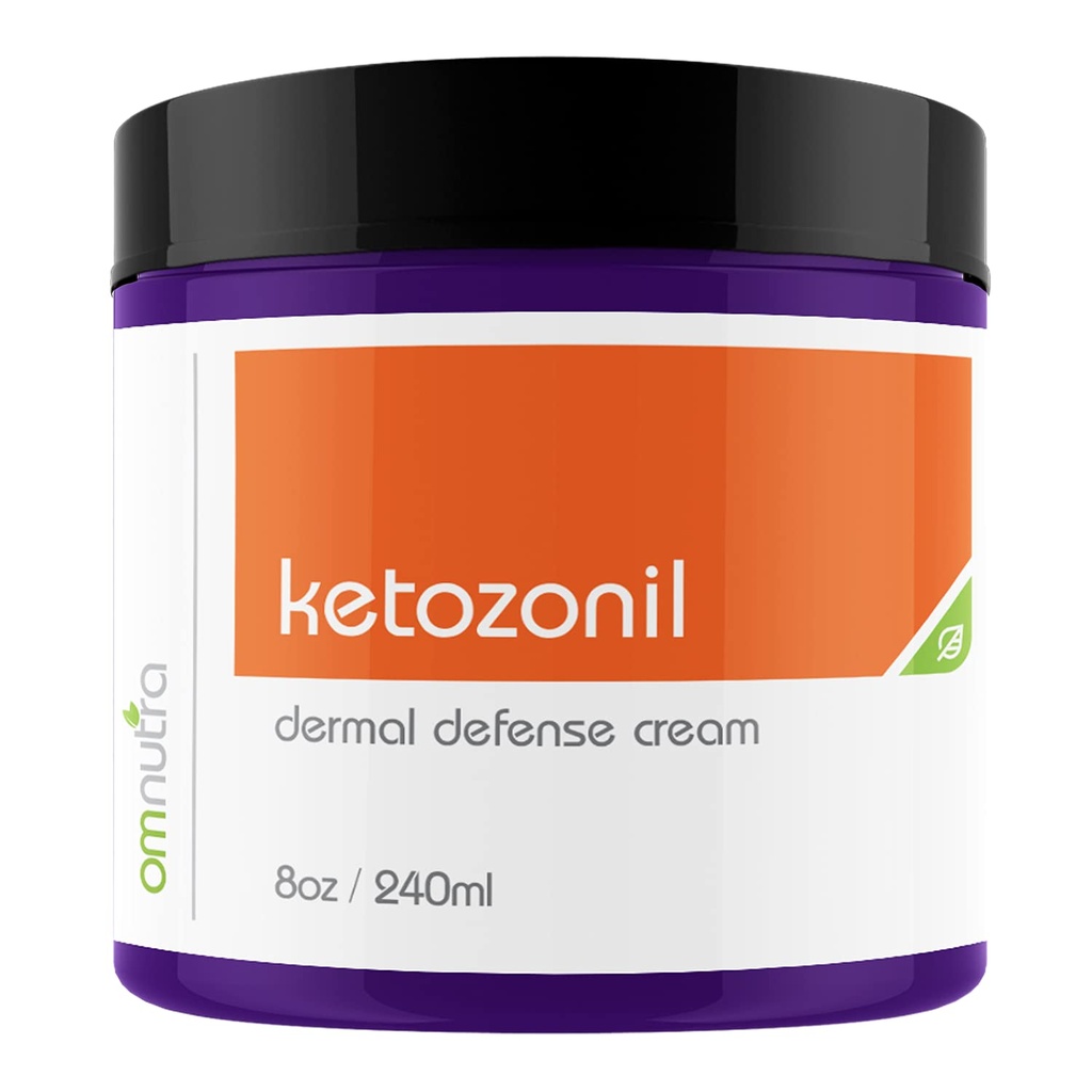 Ketozonil Extra Strength Skin Defense Cream for Skin - 8OZ OTC Organic Based Athletes Foot Cream Jock Itch Cream
