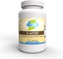Priority One Vitamins 5-MTHF 1mg Folate Supplement Bioavailable Active Form Vitamin B9 120 Vegetarian Capsules [6]-5-Methyltetrahydrofolate Methylation