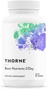 THORNE - Nutrientes Básicos 2/Día - Multivitamínico diario completo con biodisponibilidad óptima - Vitamina &amp; Mineral Fórmula - Gluten, lácteo &amp; libre de soja - 60 cápsulas - 30 piezas