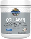 Jardín de la hierba de la vida Collagen Coconut MCT Powder - Vainilla, 24 Servings, Collagen Powder for Energy Hair Skin Nails Joints, Collagen Peptides Powder, Coconut MCTs, Collagen Protein Supplements