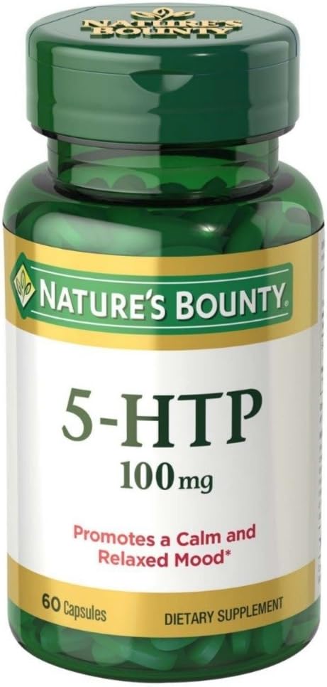 Bounty 5-HTP 100 mg Capsules 60 ea (Pack of 2)