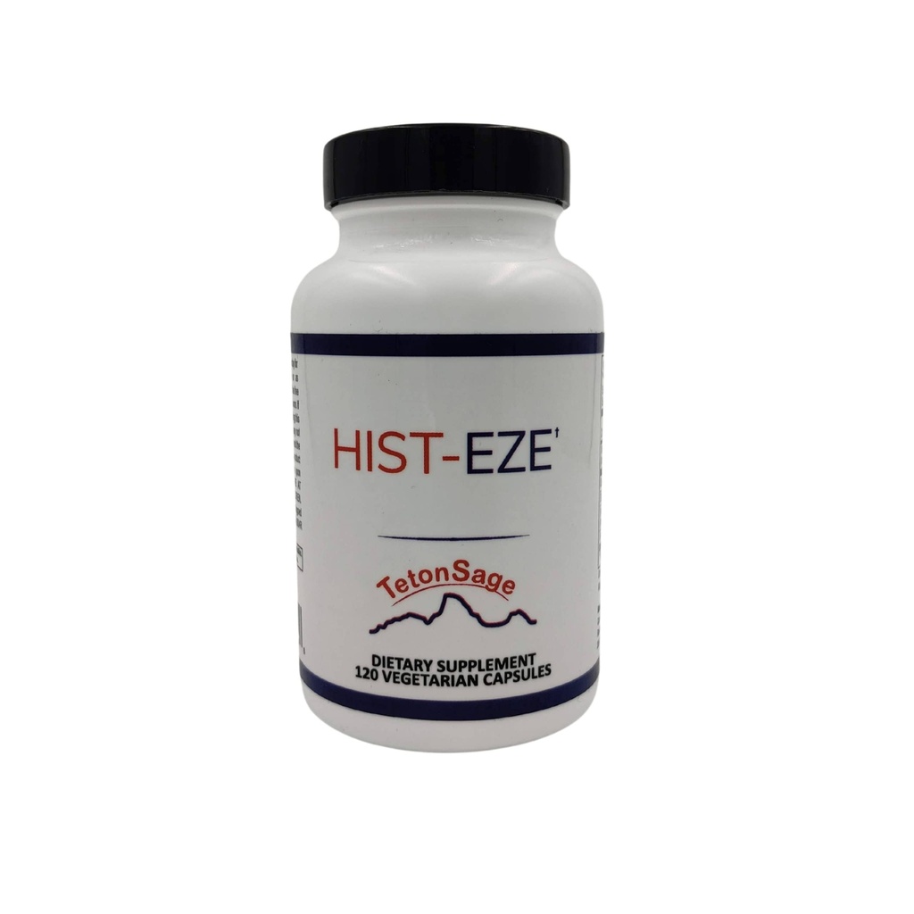 Hist-eze Comprehensive Support - Vitamin C, Quercetin, Stinging Nettle & Bromelain, | Support Histamine Balance Supplement | 120 Vegetables Capsule