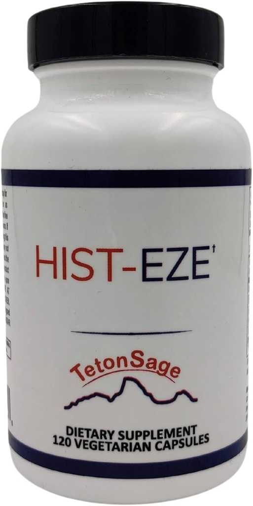 Soporte integral de Hist-eze - Vitamina C, Quercetina, Nettle de Stinging & Bromelain, peru Apoyo Immune Balance Suplemento Silencio 120 Vegetables Cápsula