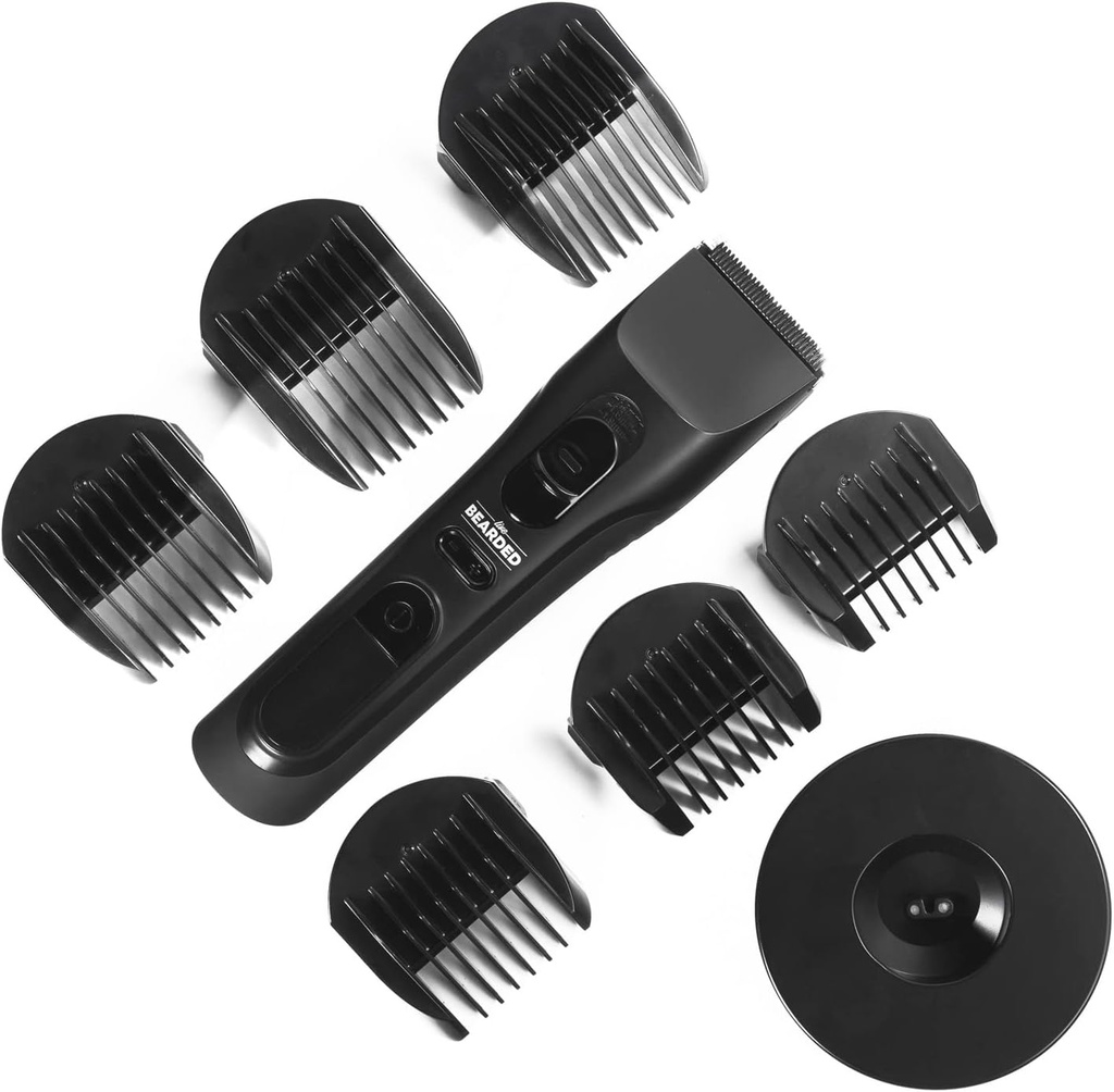 Trimmer de barba en vivo MT-1 - Recargable con 240 minutos de duración, hoja de cerámica, Whisper Quiet y 28 longitudes de corte de combinación para hombres