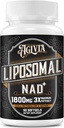1800 MG Liposomal NAD Suplemento, NAD+ Suplemento Similar a Nicotinamide Riboside, 98% Puro NAD Plus Suplemento de Energía Booster " Cellular Repair for Men " Women, Non-GMO, 60 Softgels