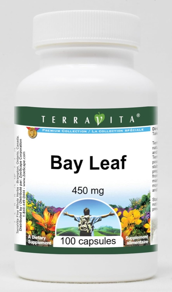 Bay Leaf - 450 mg (100 cápsulas, ZIN: 511895)