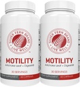 Silver Fern Brand Motility- No Laxative Constipation and Slow Motility Boost - 120 Capsules, 60 Day Supply - Contains Artichoke Leaf, Tender Okra Pods, & Winter Cherry