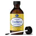 Productos Baar - Solución líquida antifúngica de Toelieva - 25% Ácido no decilénico, aceite de oliva orgánico, extracto de semilla de pomelo - máxima fuerza - lucha hongos bajo " Alrededor de uñas - 2 oz