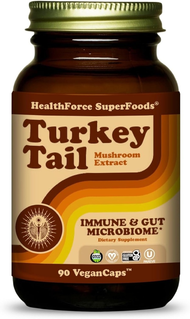 SUPERFOODOS DE HEALTHFORCE Turquía Tail - Capsules - 90 cápsulas Vegan