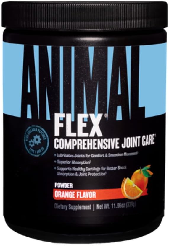 Animal Omega Omega 3 & 6 Supplement Flex Joint Supplement with Glucosamine Chondroitin MSM Turmeric 30 Servings