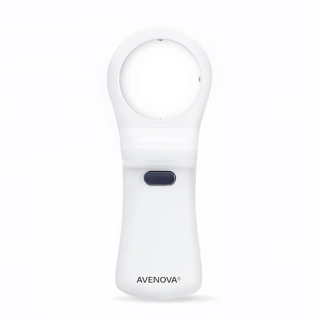 i-Chek by Avenova – An Illuminated, Magnifying Eyelid & Eyelash Mirror for Blepharitis, Chalazion, Styes, Dry Eyes, Contact Lenses, and Lash Extensions