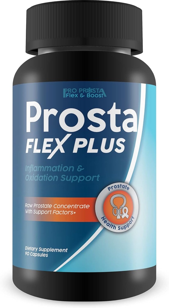Pro Prosta Flex Plus - Soporte Inflamación reducida, Circulación mejorada, Estrés oxidativo reducido, y mejor salud general - Herbal Blend con Turmeric para la próstata - Fórmula masculina