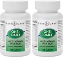 GeriCare Multi-Vitamin de un día con hierro, para cada día Apoyo al Suplemento Nutricional, 100 Cuenta (Pack of 2)