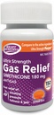 Gas Relief Ultra Strength, 180mg Simethicone (150 Softgels) Fast Relief from Gas, Bloating, Fullness, Painful Discomfort, Compare con Ultra Strength Phazyme Active Ingredient