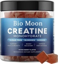 Cretina Monohydrate Gummies 5000mg para Hombres &amp; Mujeres, Chewables Monohidrato de crema para la fuerza muscular, potencia energética, suplemento de ejercicio previo(120 conteo)- Berries mixtas sabor