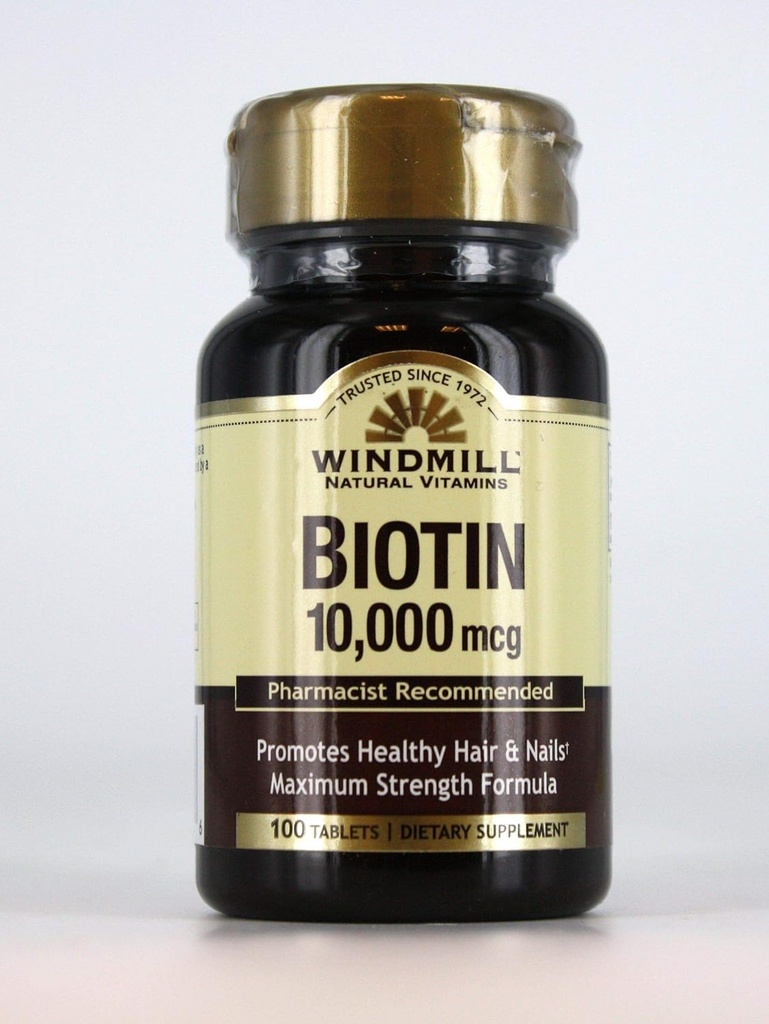 Biotina 10.000 mcg - 100 Tabletas