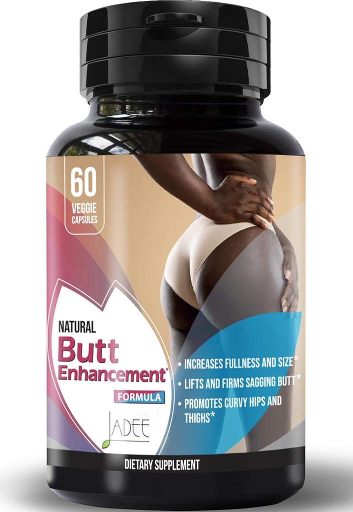 Butt Enhancer Pills for Big Booty & Curvy HIPS - Booty Builder Aguaje para Aumentar Gluteos y Caderas - Butt Growth Products