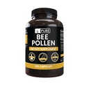 Ingredientes originales puros Pollen de abeja (365 cápsulas) No hay magnesio ni artillería de arroz, siempre puro, lab verificado