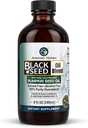 Herbs Asombroso Semillas Negras y Pumpkin Semilla Cold-Presed Oil Blend - Sin gluten, Sin Preservadores, Alto en Omega 3, 6, &amp; 9, mejora Immune Respones " promueve la salud digestiva - 8 Fl Oz