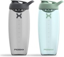 Promixx Pursuit Protein Shaker Bottle (32 oz) – Silent No-Ball Mixer, Leak-Proof Lid, BPA/BPS & Phthalate-Free ECOZEN – Easy-Clean Shaker Cup for Protein Shakes, Pre " Post-Workout Smoothies