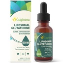 Liposomal Glutathione 1500 MG, Absorción superior, Glutatión líquido suplemento, potente antioxidante, hígado Detox, inmune Enhancer, libre de soja, no GMO, Vegan " Gluten Free, 2.02 fl.oz