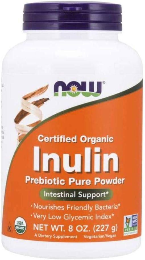 AHORA Inulin Prebiotic Fos, 8-Ounces (Pack of 2)