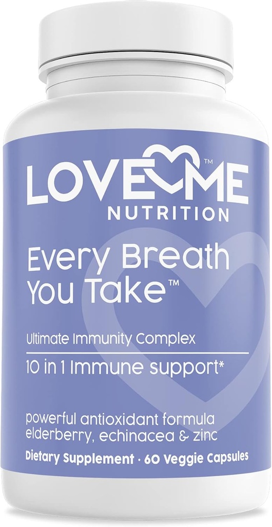 Suplemento de apoyo inmunitario – Ingredientes naturales para el soporte del sistema inmunitario (60 cápsulas) – Booster inmune que contiene anciano, vitamina C " E, zinc y equinácea para adultos