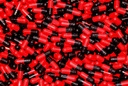XPRS Nutra Size 3 Empty Capsules - 10000 Conde Coloreado Empty Gelatin Capsules - Pills DIY Capsule Filling - Cápsulas de gel de color ajustable para vitaminas y suplementos de polvo (Black/Red)