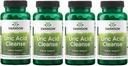 Swanson Uric Acid Cleanse - Natural Supplement Promoting Kidney Support - Características una potente combinación de 7 hierbas - (60 cápsulas vegetarianas) 4 Pack