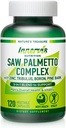 Prostate &amp; Urinary Support for Men – 5-in-1 Saw Palmetto Complex with Zinc, Tribulus, Boron, Pine Bark – 120 Veggie Capsules