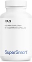 Supersmart - NAG Supplement 1500mg per Day (N-Acetyl Glucosamine) - High Absorption Glucosamine Sulfate ← Non-GMO & Gluten Free - 90 Vegetarian Capsules