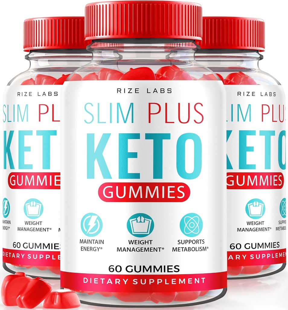 rize labs - Slim Plus Keto ACV Gummies for Advanced Weight Loss, All Natural Apple Cider Vinegar Suplemento (180 Gummies)