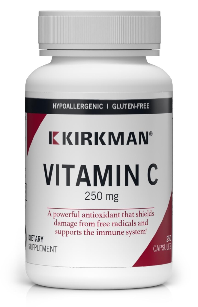Kirkman – Vitamina C 250 mg cápsulas - Hypo - 250 conde