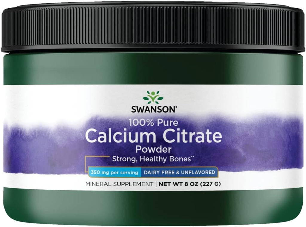 Citrato de calcio puro 100% PWD 8 OZ